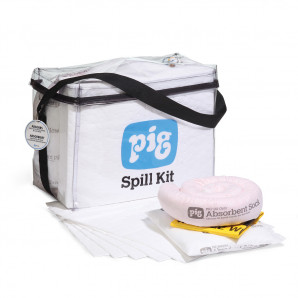 PIG® Oil-Only Clear Cube Bag Spill Kit