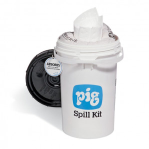 PIG® Oil-Only Spill Response Bucket & Accessories